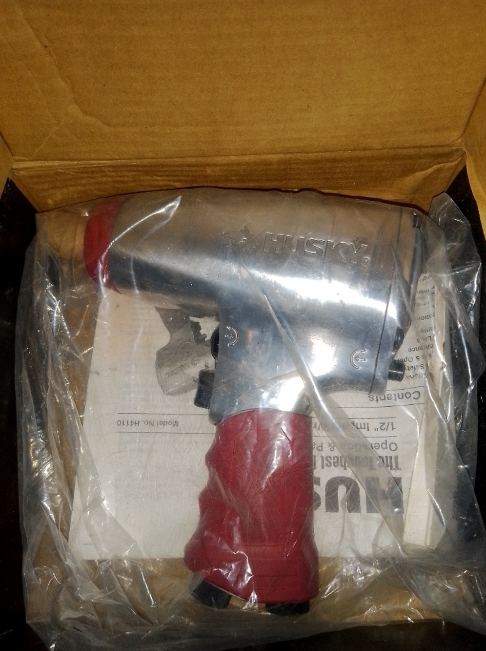 1/2" Impact Wrench Red Silver